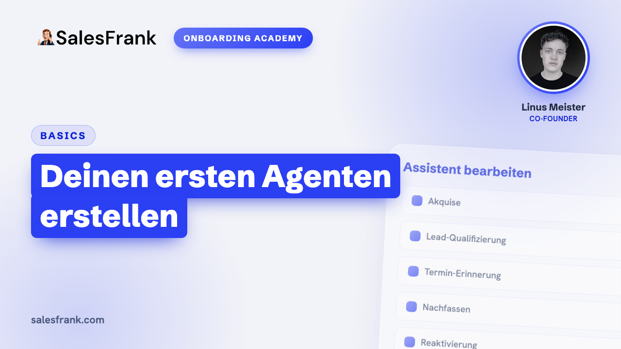 Thumbnail: Deinen ersten Agenten erstellen