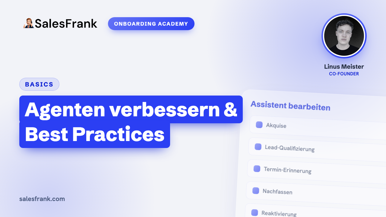 Thumbnail: Agenten verbessern & Best Practices